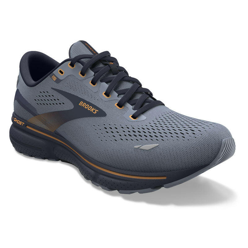 Mens Brooks Ghost 15 (Men's) Flintstone Synthetic - Happyfeet.Com