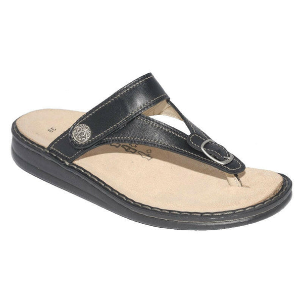 Finn Comfort Alexandria Black Sandals