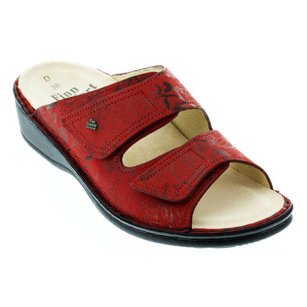 Finn Comfort Jamaica Red Jardin Sandals