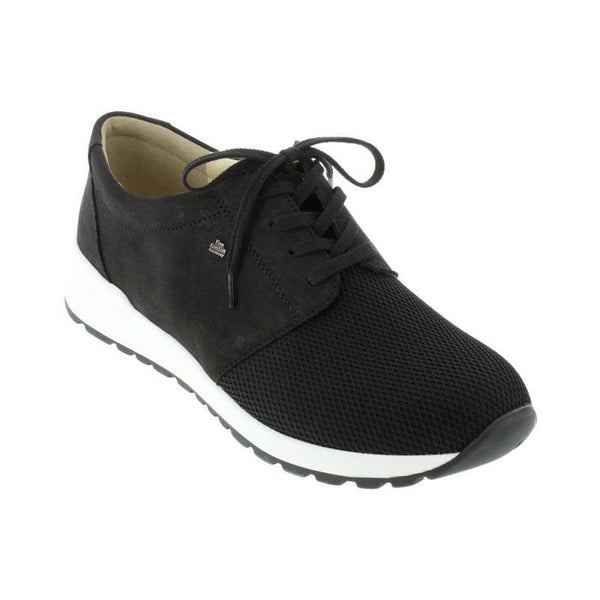 Finn Comfort Paisley Black Textile Shoes
