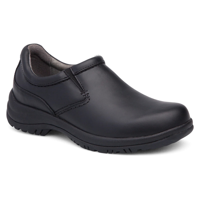 Dansko Wynn Smooth Leather Black Shoes HappyFeet