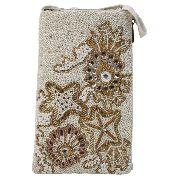 Elegant Ocean Beaded Crossbody
