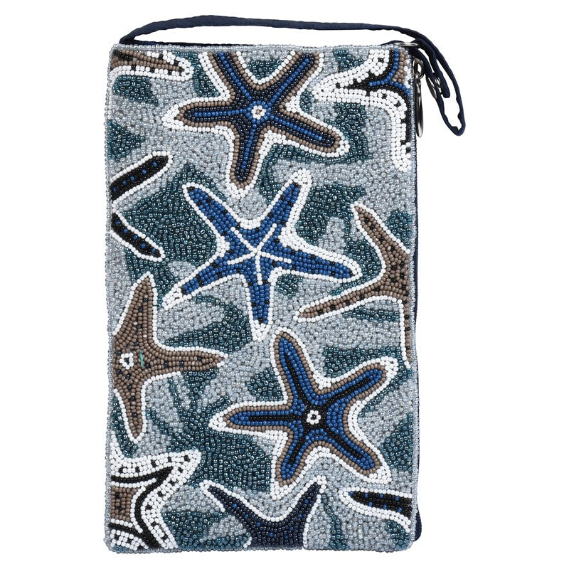 Starfish Party Beaded Crossbdy