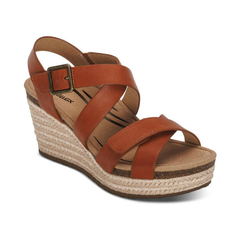 Aetrex Anna Women's Sandal - Cognac