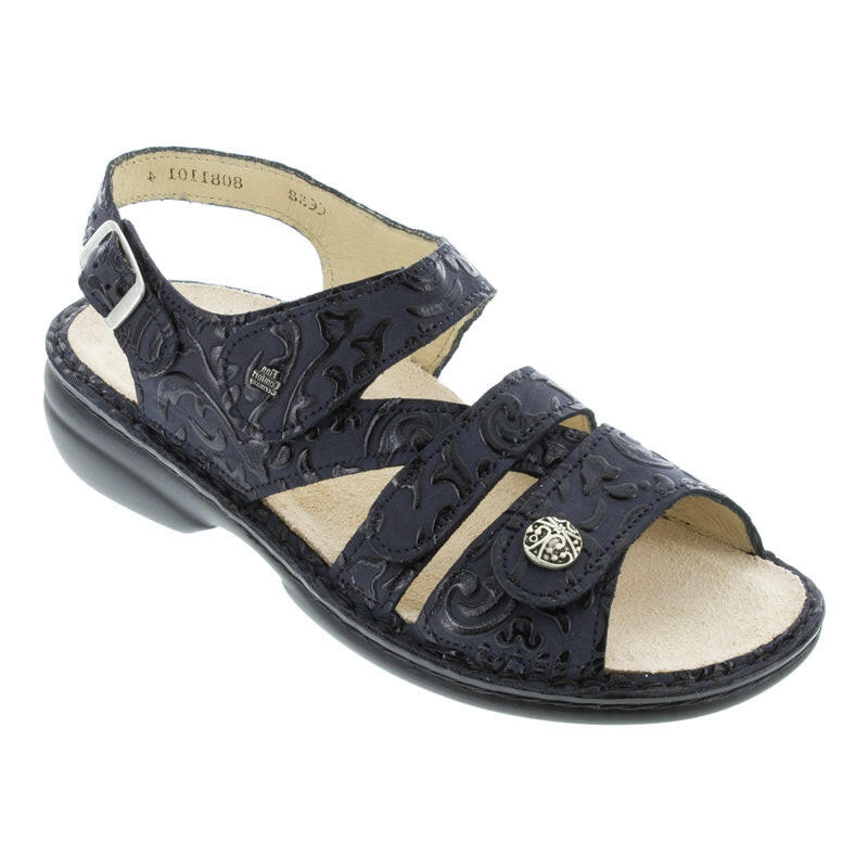 Finn Comfort Gomera: Women's Blue Arabesque sandals