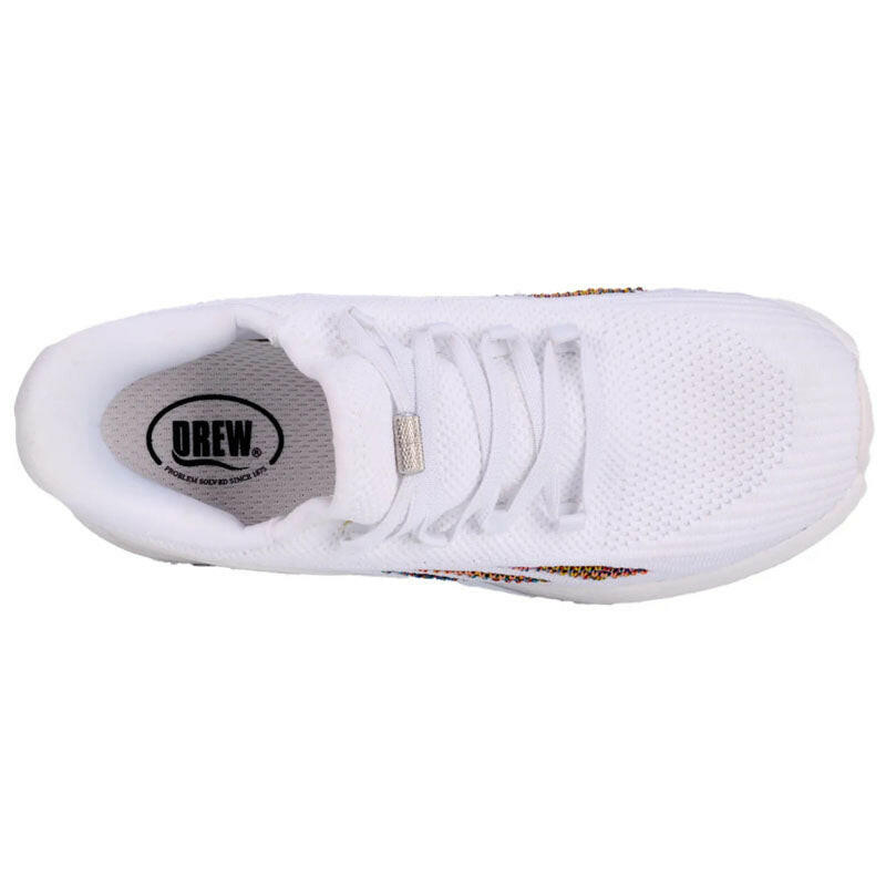 Drew Halo Women's Step-In Sneaker - White Mesh Combo