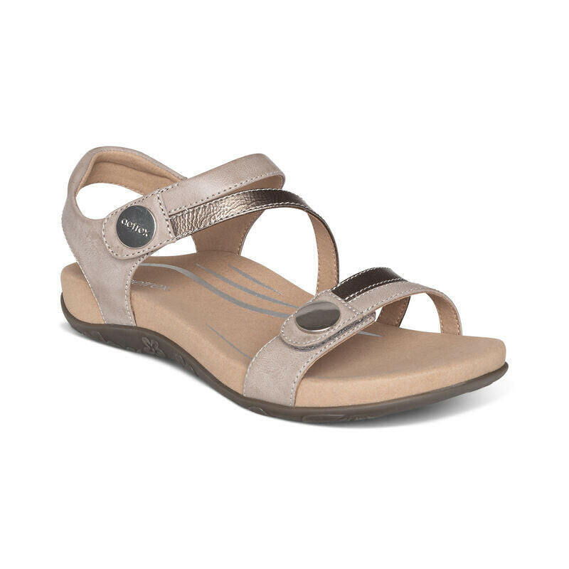 Aetrex Jess Smoke Sandals