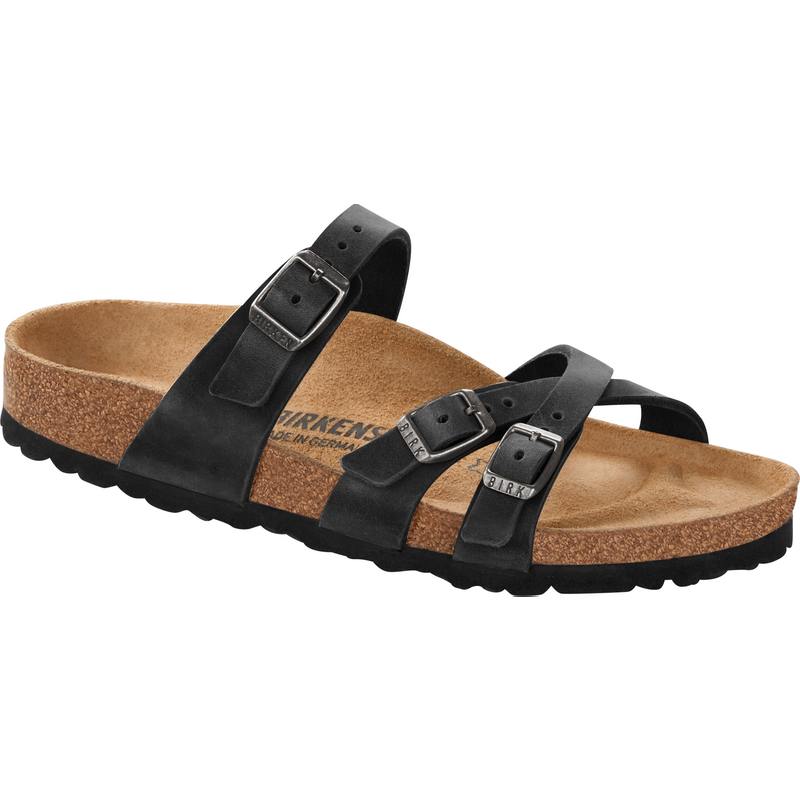 Birkenstock France Black womens sandals