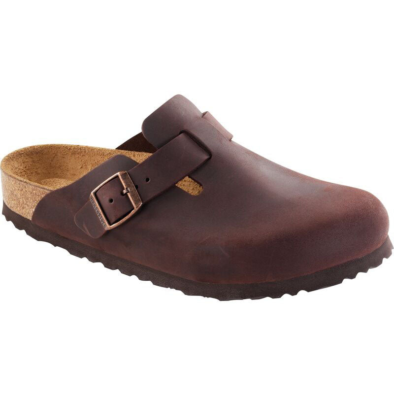 Birkenstock Boston unisex clog - brown oiled leather