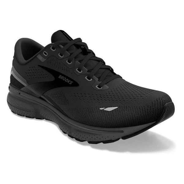 Brooks Ghost 15 (Men's) Black Shoes Right Side Front View