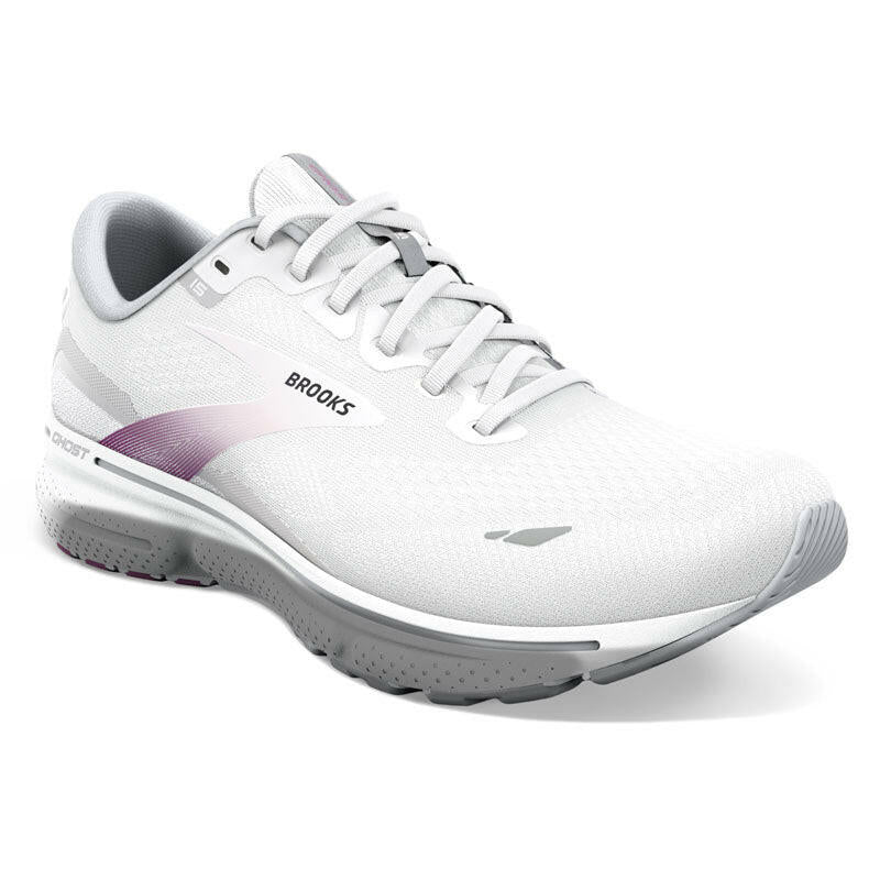Brooks Ghost 15 (Women's) White Shoes