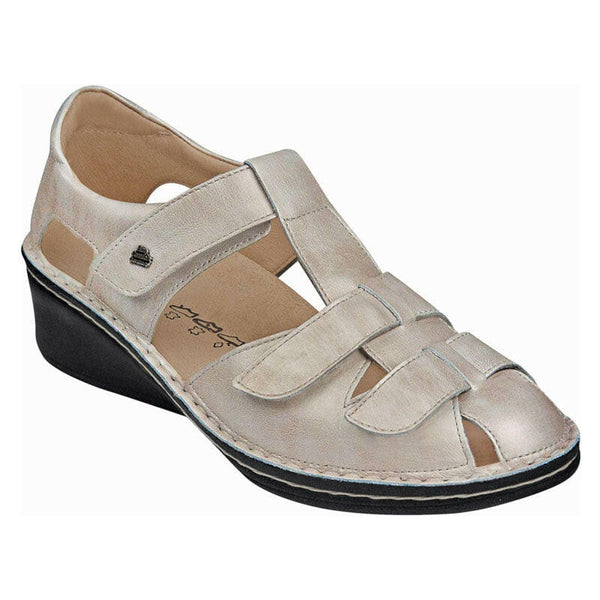 Finn Comfort Funen Silver Sandals