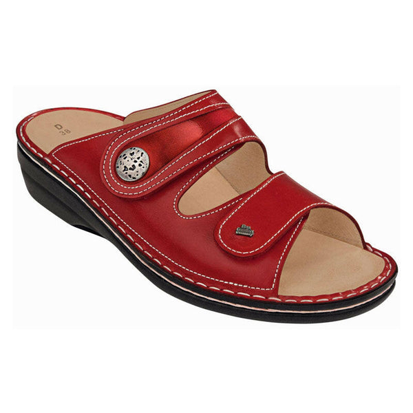 Finn Comfort Mira Red Flame Sandals