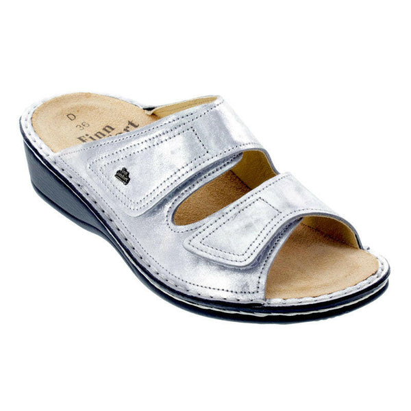 Finn Comfort Jamaica Marley Silver Sandals
