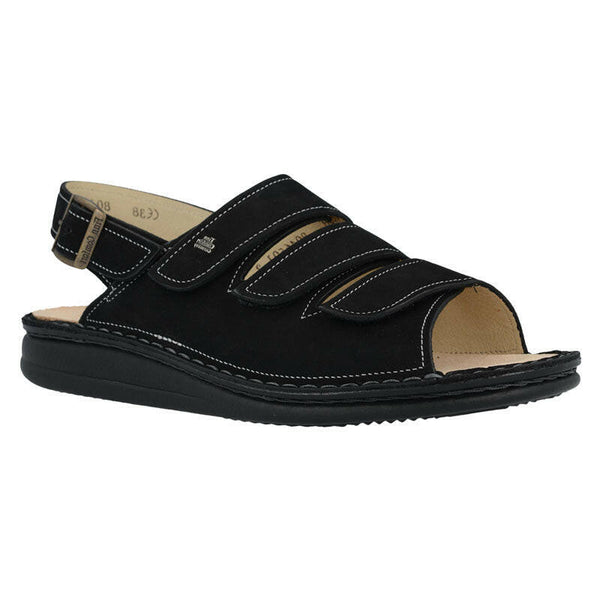 Finn Comfort Sylt Black Sandals