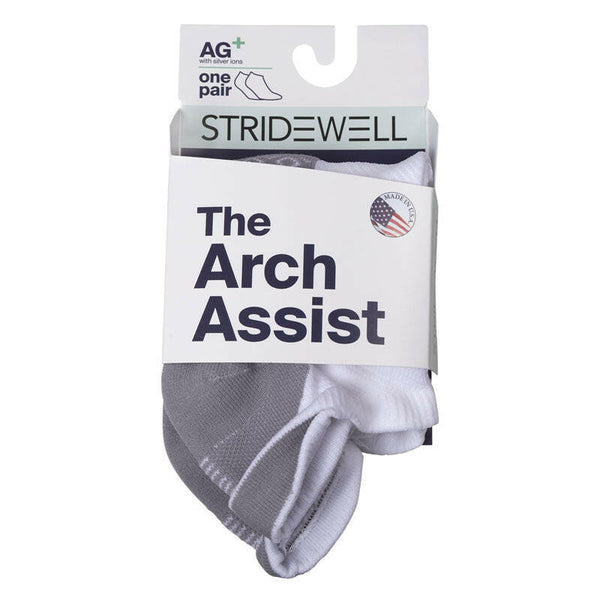 Stridewell Stridewell Arch Assist Sock White Sox