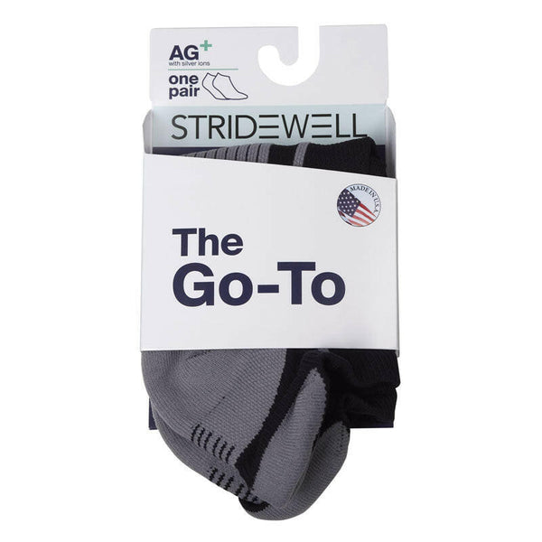 Stridewell Stridewell Go-To Sock Black Sox