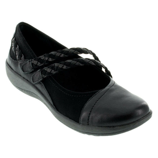 Aetrex Annie Black Shoes