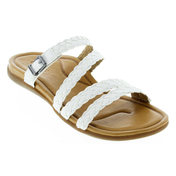 Aetrex Brielle White Sandals