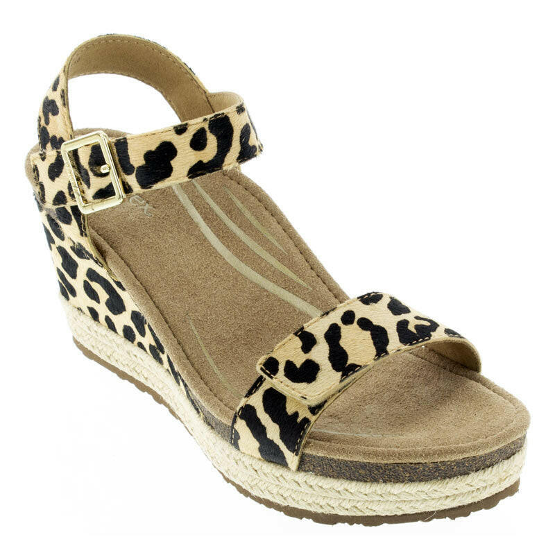 Aetrex Sydney Leopard Sandals