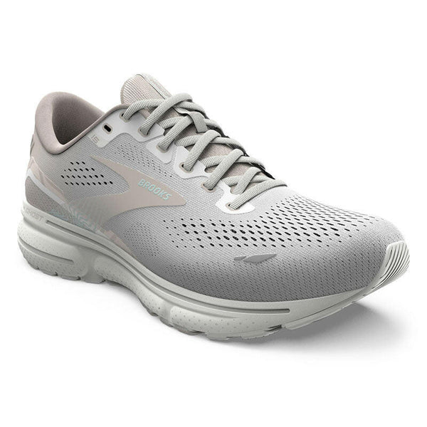 Brooks Ghost 15 (Women's) White/Crystal Grey/Glass Shoes