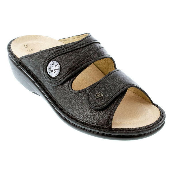 Finn Comfort Mira Pony Nero Silver Sandals