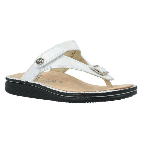 Finn Comfort Alexandria Perla White Sandals