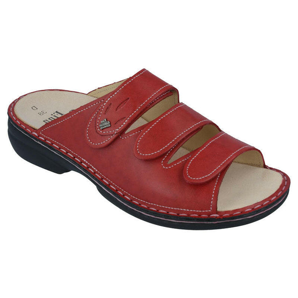 Finn Comfort Kos Red Sandals