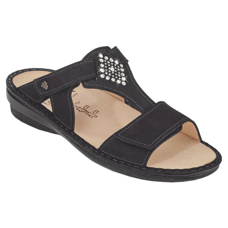 Finn Comfort Verin Black Sandals