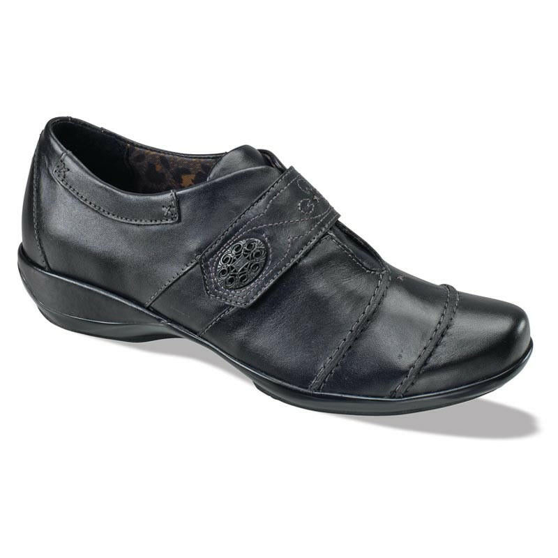 Aetrex Corinne Leather Black Shoes