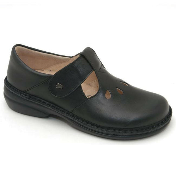 Finn Comfort Tofino Leather Soft Footbed Black